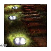 Trimate 埋め込み式ソーラーLEDライト TR-USL001 1個 67-4921-68（直送品）