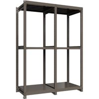 ICHIMAI 重量ボルトレスラック 段荷重1000Kg H2400×W900×D750 天地3段 単体グレー TH1000-837T3（直送品）