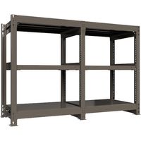 ICHIMAI 重量ボルトレスラック 段荷重1000Kg H1200×W900×D600 天地3段 単体グレー TH1000-436T3（直送品）