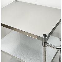 アイ・エル・シー ワーキングカート 2段仕様 900×460×1150mm SG-2B 1式 4-6255-02（直送品）