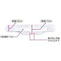 アシスト ウエストサポート(袋パッケージ) LL 01663 1本 68-4058-91（直送品）