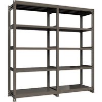 ICHIMAI 重量ボルトレスラック 段荷重1000Kg H2400×W1200×D600 天地5段 単体グレー TH1000-846T5（直送品）