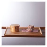 ヤマコー 木製ノンスリップマルチトレイ 長角 小 クリア 15556 1個（直送品）