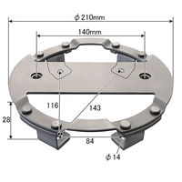 パーマンコーポレーション ホイルセンターキャップ 日野 大型トラック リア 19.5インチ 1276500000 1個（直送品）