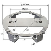 パーマンコーポレーション ホイルセンターキャップ UD 大型トラック リア 19.5インチ 1279500000 1個（直送品）