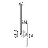 パーマンコーポレーション ヒンジ スチール サイド用 1383320000 1個（直送品）