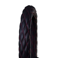 パーマンコーポレーション 極太 ハンドルカバー マットブラック/レッド S 1420370000 1個（直送品）