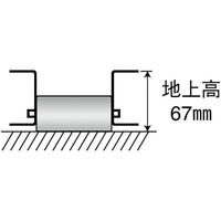 パーマンコーポレーション ローラー台 パレット移動用 1.5ton 5111300000 1個（直送品）