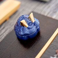 ヤマコー かぶと珍味入 藍 25403 1個（直送品）