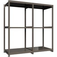 ICHIMAI 重量ボルトレスラック 段荷重1000Kg H2400×W1200×D900 天地3段 単体グレー TH1000-849T3（直送品）