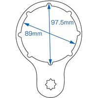 JTC フューエルフィルターレンチ JTC6783 1個 507-6695（直送品）