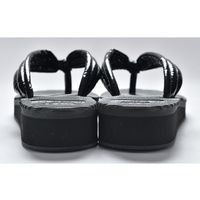 ラッキーベル Rebornサンダル 武王01(ブラック×ブラック) S 67-8176-16 1足（直送品）