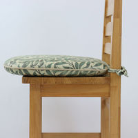 川島織物セルコン ウィローボウ シートクッション LN1716A 48×45cm グリーン LN1716A_98G 1枚（直送品）