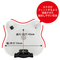 【開梱搬入費込※施工不可】電動マルチシャンプーユニットELGA（エルガ）JWWA認証サーモ水栓付き　肉厚ネープ　フィフティ・ヴィジョナリー（直送品）