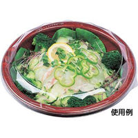 エフピコ 麺容器 グルメボウル-23 本体 ひだブラウン 33530023 1ケース(400個(50個×8)（直送品）