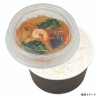 エフピコチューパ どんぶり容器 RK-142-850 Dブラウン 8Y201002 1ケース(600個(50個×12)（直送品）