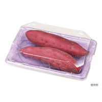 エフピコチューパ フルーツ容器 PSTR250平 くもはだパープル CP003876 1ケース(1000個(100個×10)（直送品）