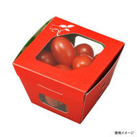 エフピコチューパ フルーツ容器 紙ベジ85角 赤 FMS CP501821 1ケース(600個(50個×12)（直送品）