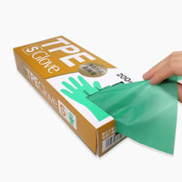 エフピコ TPE手袋 TPE GLOVE グリーン S TXA69U2Q 1ケース(4800個(200個×24)（直送品）