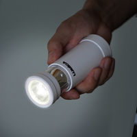 ルミカ 充電式ツーウェイランタン ブラック E80550 1箱(6個入)（直送品）