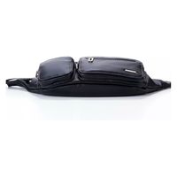 スワン　牛革　ウエストバッグ　ブラック　5041　1個（直送品）