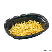 エフピコチューパ どんぶり容器 CY-丼 小判大N 黒本体 CP520398 1袋(50個)（直送品）