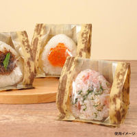 エフピコチューパ おにぎり袋 竹柄窓付直巻おにぎり袋 CP770991 1ケース(3000個(100個×30)（直送品）