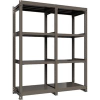 ICHIMAI 重量ボルトレスラック 段荷重1000Kg H2100×W900×D600 天地4段 単体グレー TH1000-736T4（直送品）