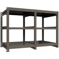 ICHIMAI 重量ボルトレスラック 段荷重1000Kg H1200×W900×D900 天地3段 単体グレー TH1000-439T3（直送品）