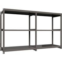 ICHIMAI 重量ボルトレスラック 段荷重1000Kg H1800×W1500×D750 天地3段 単体グレー TH1000-657T3（直送品）