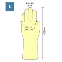 OKAMOTO（オカモト） ナチュラルグローブ L 4547691813190 1個 トリコインダストリーズ
