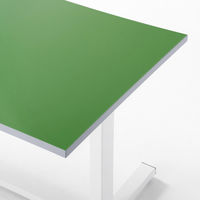 サンワサプライ 電動昇降作業台 幅1200×奥行600×高さ634～1284mm グリーン ERD-WDKP12060G 1台（直送品）