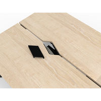 【車上渡し】アール・エフ・ヤマカワ チルト フリーアドレステーブル 幅1200mm RFCLT-1212NA-BL 1台（直送品）