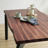 【軒先渡し】後藤家具物産 ダイニングテーブル 幅1400×奥行800×高さ710mm  ブラウン GMA-2302-140-BR 1台（直送品）