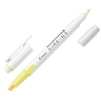 パイロット ツイン蛍光ペン KIREーNA(キレーナ) イエロー SKIW-1-Y 1セット(1本×10)