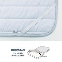 タグ・ホールディングス エアーかおる 敷きパッド シングル 日本製 4隅ゴム付き 一年中使用可 優しい肌触り ふわふわ 71002B 1枚（直送品）