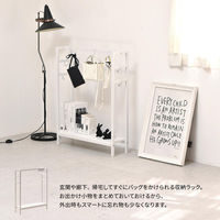 【軒先渡し】B.Bファニシング KAKERU フック付マルチ収納 幅700×奥行200×高さ900mm ONES0253MOBRN 1台（直送品）