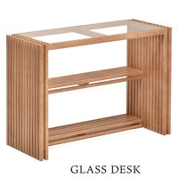 【軒先渡し】B.Bファニシング FOREST デスク 幅1000×奥行440×高さ730mm ブラウン FOD-100BR 1台（直送品）