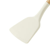 ベストコ CAROTE（カローテ） ターナー フライ返し シリコン 木製 耐熱 アイボリー NM-5045 1個