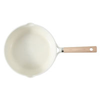 ベストコ CAROTE（カローテ） 深型フライパン 26cm IH ガス火対応 アイボリー NM-5052 1個