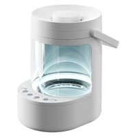 エスケイジャパン ガラス型ポット式スチーム加湿器 SKJ-RY30SKG-WH 1台（直送品）