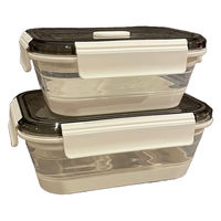 富士商 Felio たためるシリコン保存&ランチBOX(長方形) 800ml F21745 1箱（直送品）