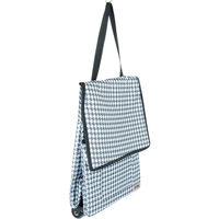 富士商 Felio スマートショッピングバッグ エッグホルダー付 ハウンドトゥース F21806 1袋（直送品）