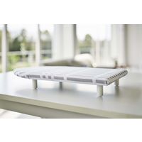 山崎実業 北欧風 暮らしの定番 卓上脚付き 舟型アイロン台 S チェック グレー 5790 1枚×12（直送品）