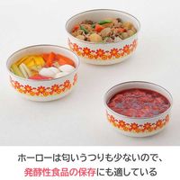 富士ホーロー メモリーズ 16cm丸型容器 サンフラワー FJ-16CF.SF 1個（直送品）