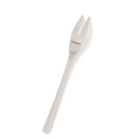 槌目ステンレスヒメフォーク サテン加工 1セット（1本×10） LAKOLE/ラコレ