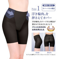 【アウトレット】ルシアン ウエストすっきり 浮き輪肉撃退パンツ セミロング丈 ロココオレンジ M 1個