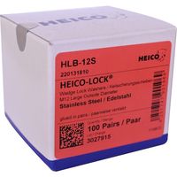 HEICO ハイコロック ウェッジロックワッシャー ステンレス 幅狭M24 (100ペア) HLS-24S 1箱(100組)（直送品）