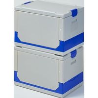 クールワン折りたたみ保冷ボックス(GY)冷凍保冷剤2個付(500G)セット COG-10-KCUL1505(500G)X2SET 1セット（直送品）