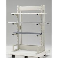 トラスコ中山 TRUSCO ボルトレス長尺保管棚M3 単式基本900X450XH1500 4段 VRM35354 1台 538-0590（直送品）